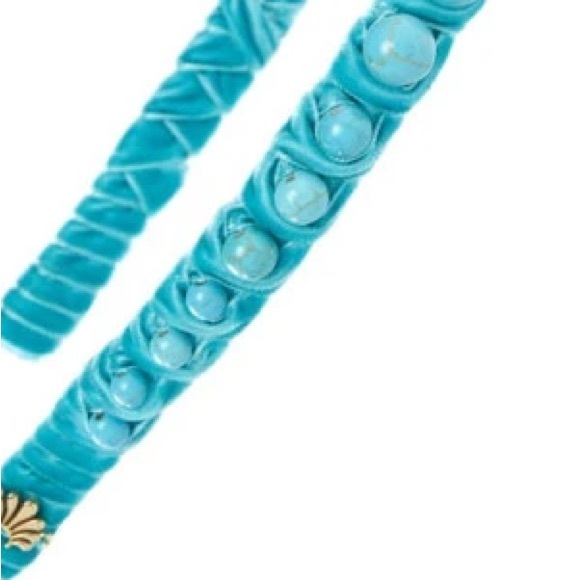 LELE SADOUGHI Graduated Stone Bead Headband - Pacific Sky - Picture 7 of 12